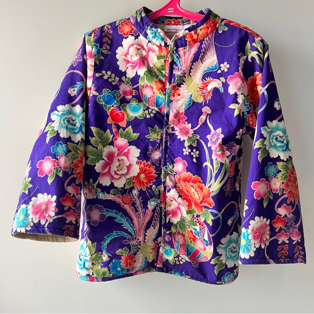 Kids Light Fleece Jacket like new Lucky Wang NYC